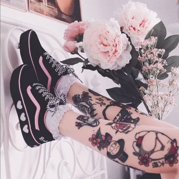 Vans old skool platform,lazy oaf BAD FOR YOU shoes - Picture 4 of 8